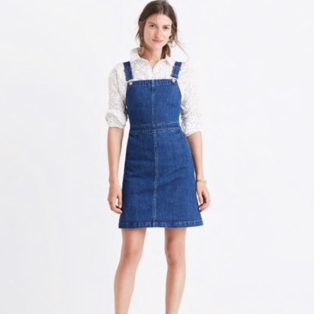 ✨NWT! - Madewell Hillview Overall Jumper Dress
